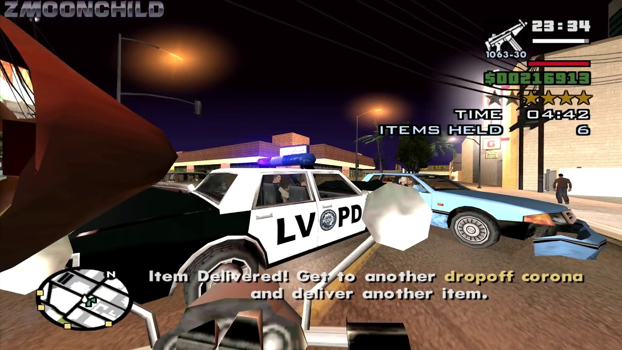 Starter Save - Part 23 - GTA San Andreas - First-Person mod - complete walkthrough -achieving 13.37%