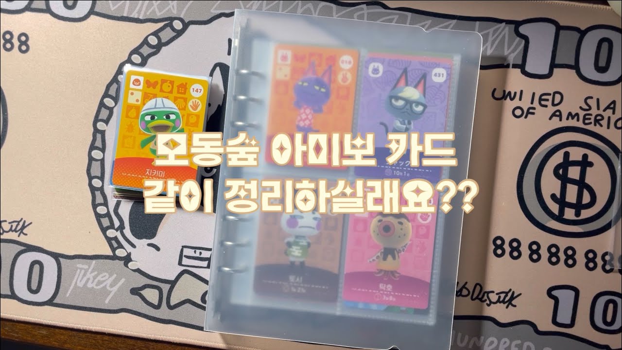 [#230] 모동숲 아미보카드 같이 정리하실래요? / 모동숲 / 아미보/ 아미보카드 / 아미보카드정리