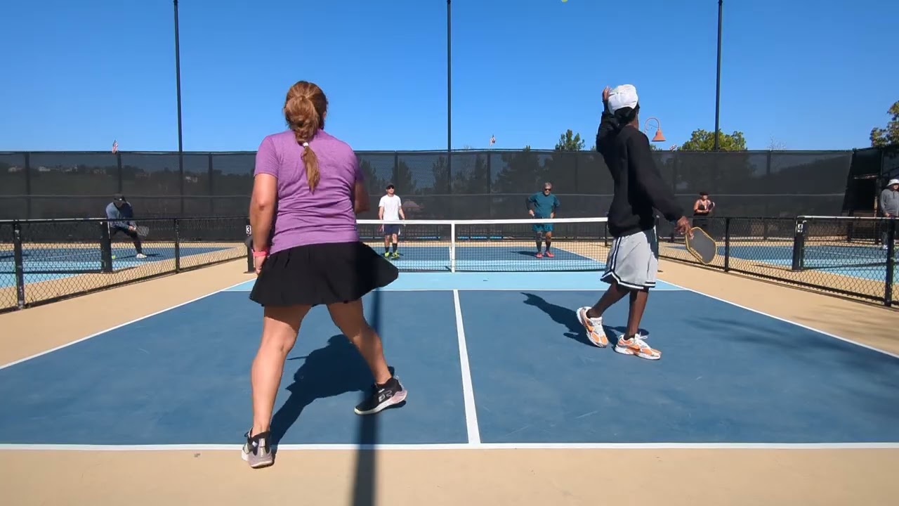 Eric, Anil vs Josh, Jenny 2.7.26 #pickleball Set 2 at Vellano Park, Chino Hills, CA
