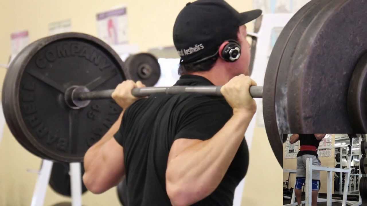 Matt Ogus Squats 350 for 10 reps (166-168 lbs bodyweight)
