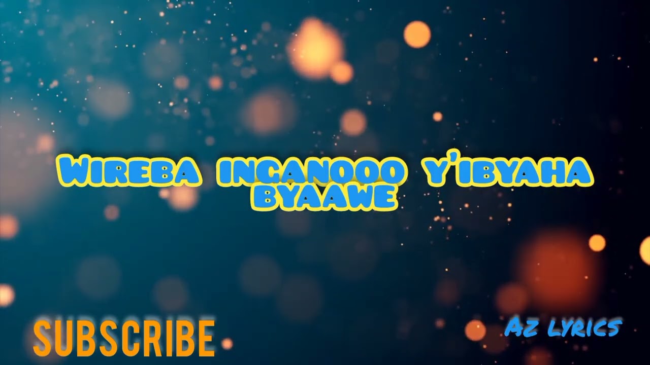 YESY ARACYAKIZA BY Alrm Ministries Lyrics