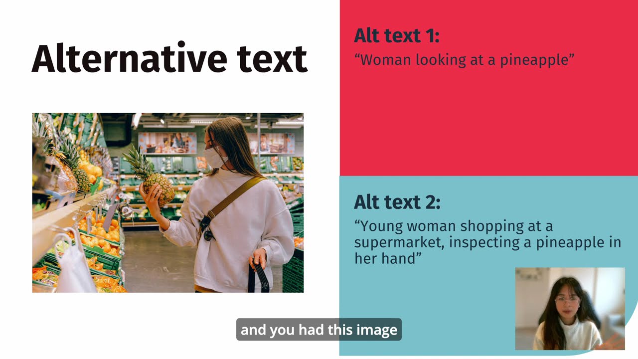 How to write good alt text for images