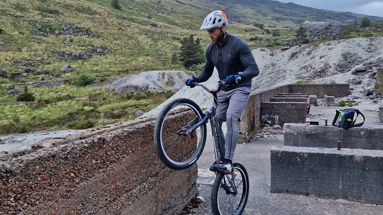 Riding in the Wicklow Mountains Jitsie Clean Crewkerz Bike Trials