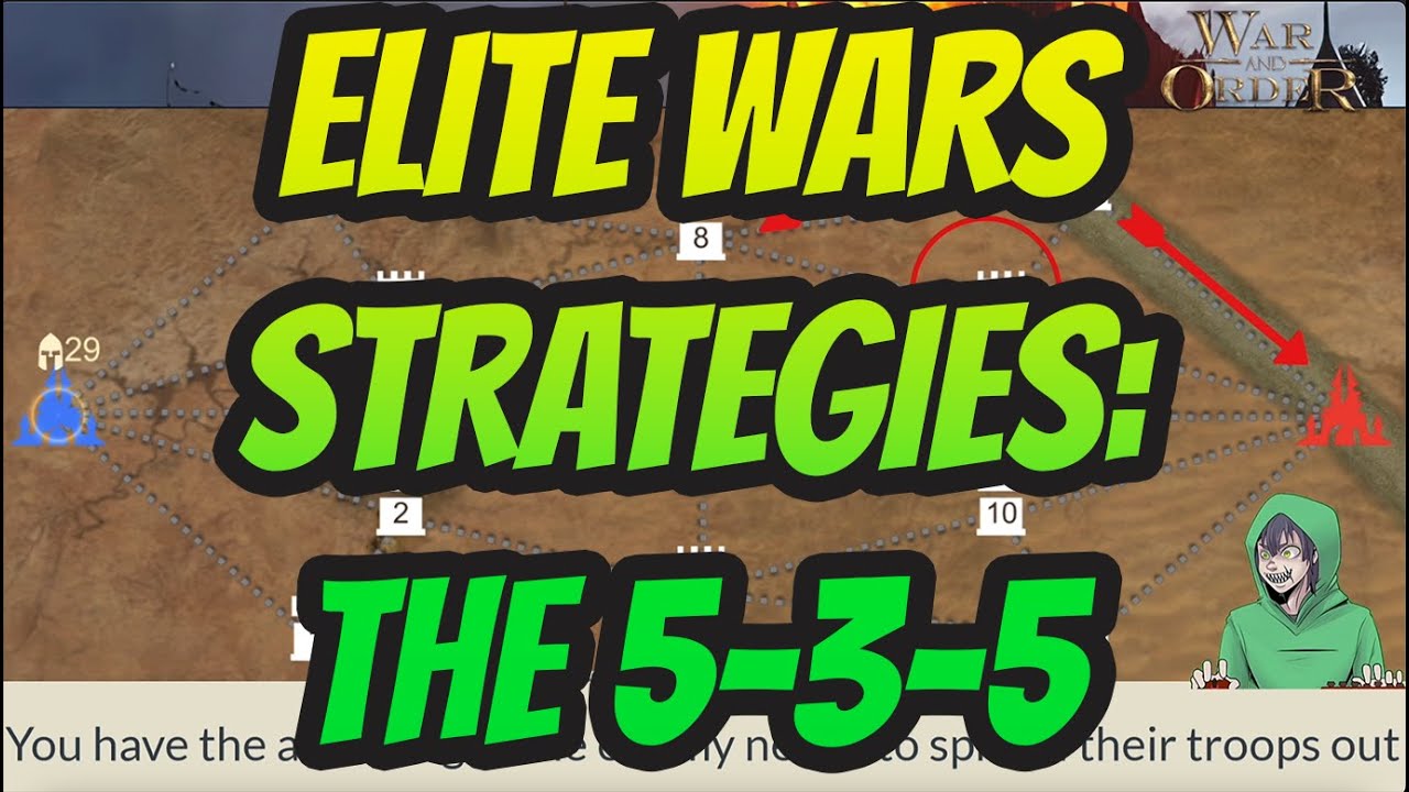 War and Order - Elite Wars Map Strategies: The 5-3-5