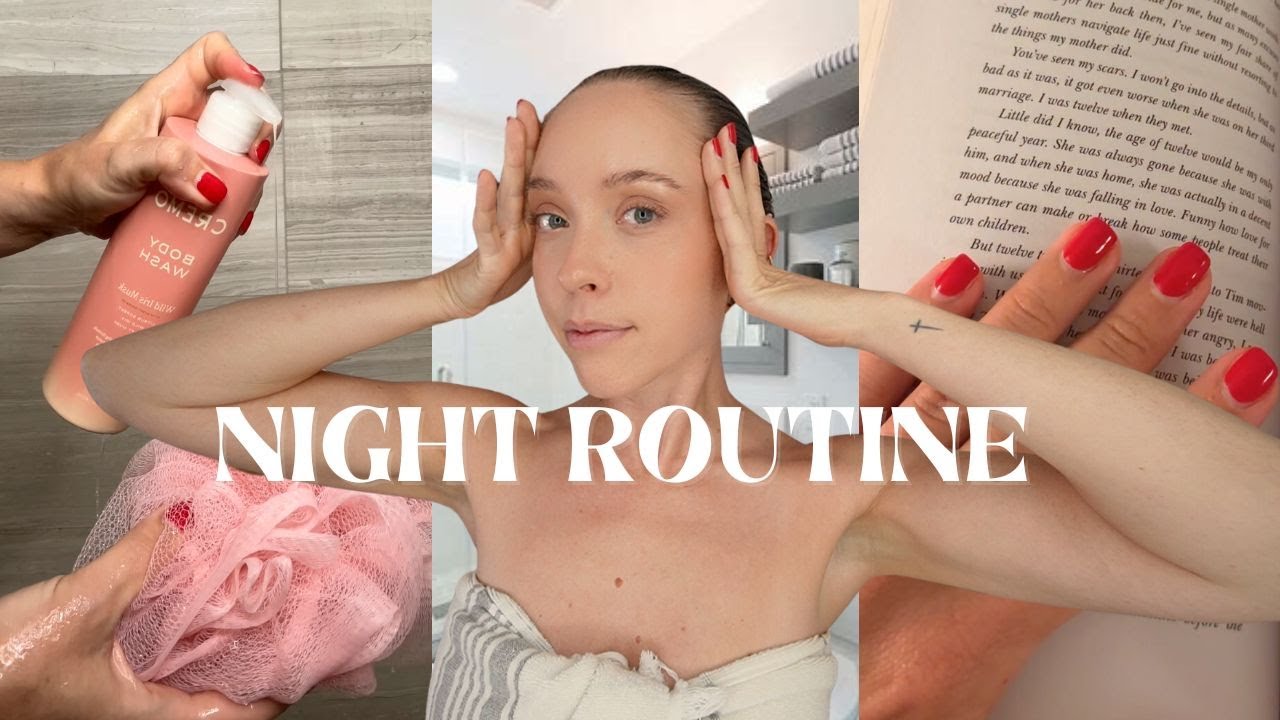 Summer Night Time Routine: Heatless Curls, Skincare + Everything Shower!