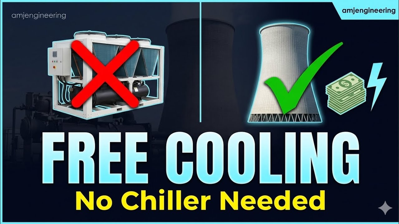 How District Cooling Plants Get Cooling for FREE (No Chiller Needed)