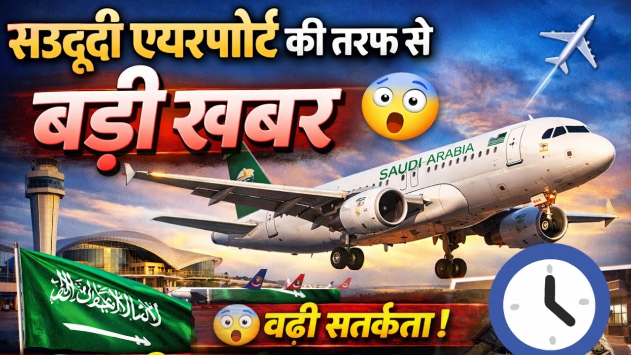 ✈️Saudi Airport se Badi Khabar😱 | 🇸🇦एयरपोर्ट जाने से पहले जरूर देखें” ✈️