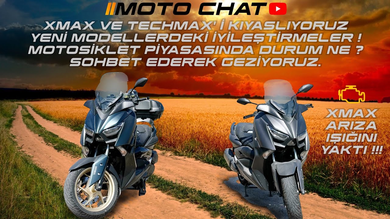 Xmax ve Techmax’ i Kıyaslıyoruz. 2022 Modeldeki iyileştirmeler Neler ? - Moto Chat - 4K