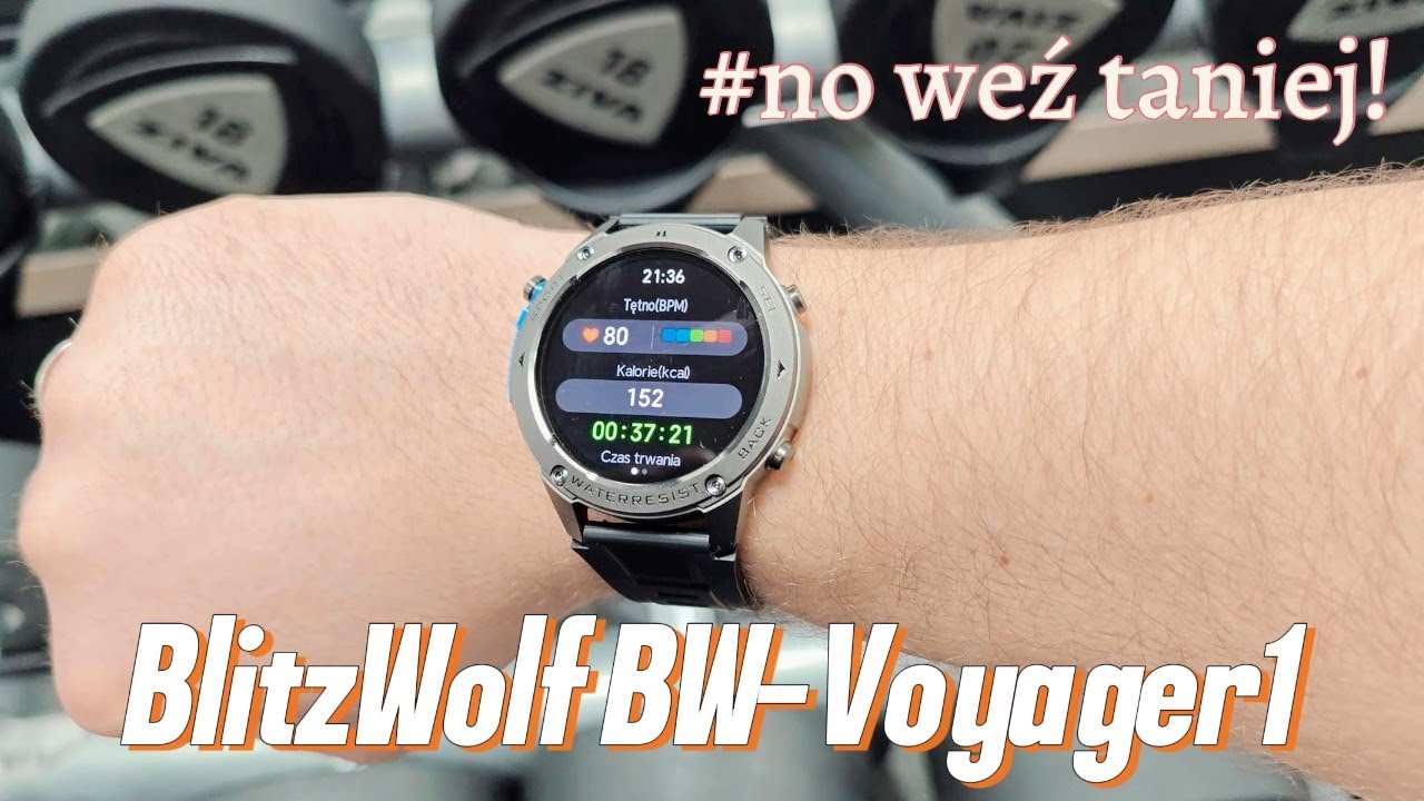 BlitzWolf BW-Voyager: tani smartwatch rugged, kt&oacute;ry chce wywr&oacute;cić stolik!