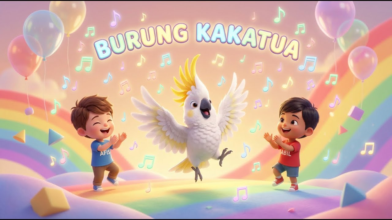 Burung Kakak Tua - Lagu Anak Populer | Versi Animasi  Lucu & Edukatif