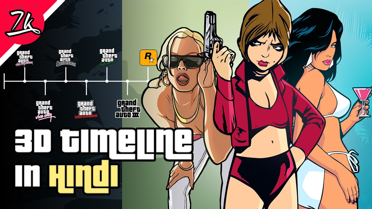 GTA 3D Universe Story & Timeline in Hindi