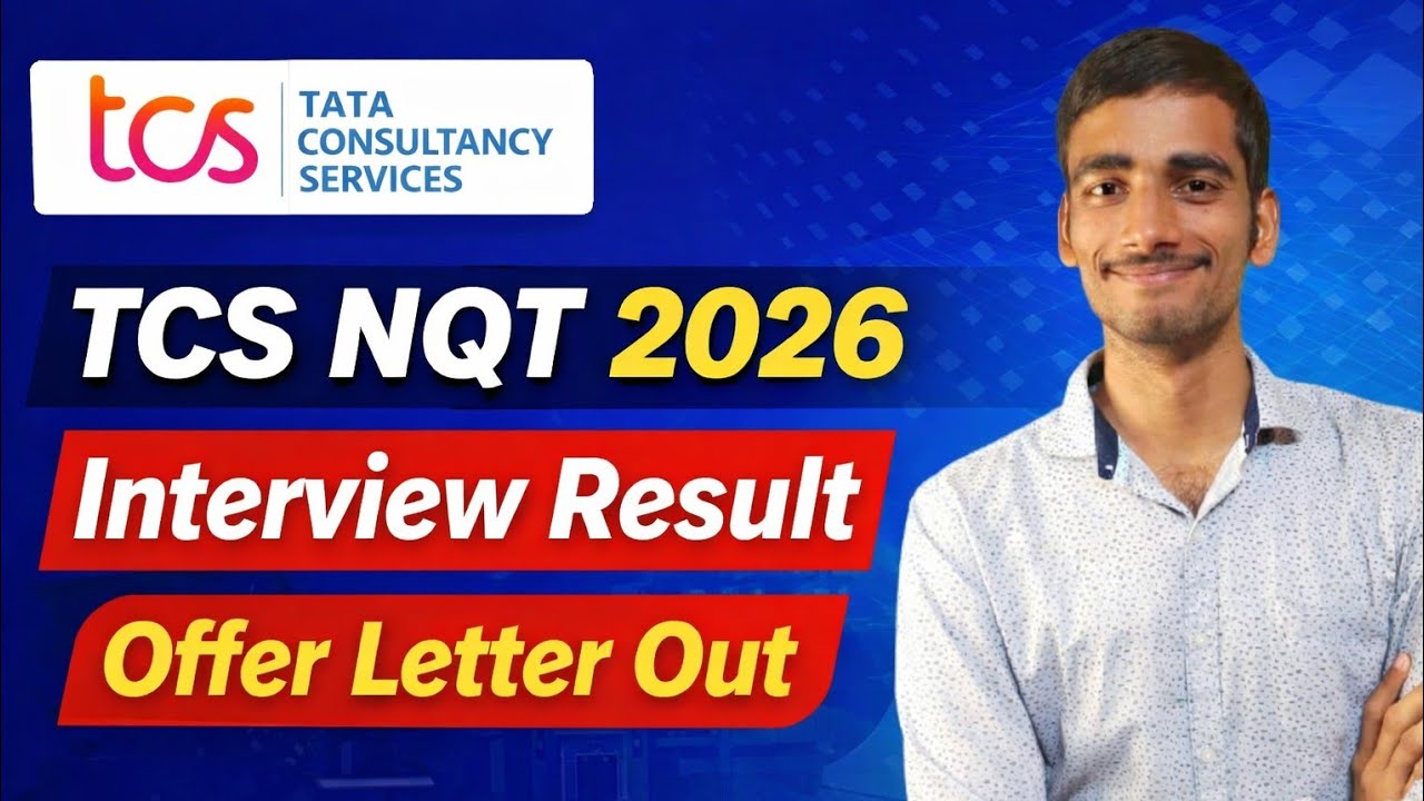 TCS NQT 2026 Interview Result out 🔥| Offer Letter Out | Latest Update #tcsnqt2026