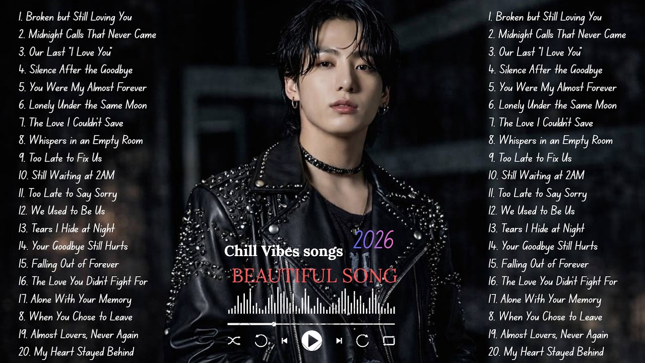 Jungkook  BTS  Chill Mix 2026 | Beautiful Relaxing Songs | Night Vibes Playlist 🌙