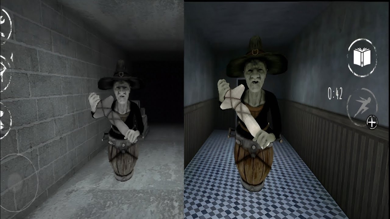 Eyes The Horror Game Old Version VS New Version | Ursula In Mansion+Nightmare Mode