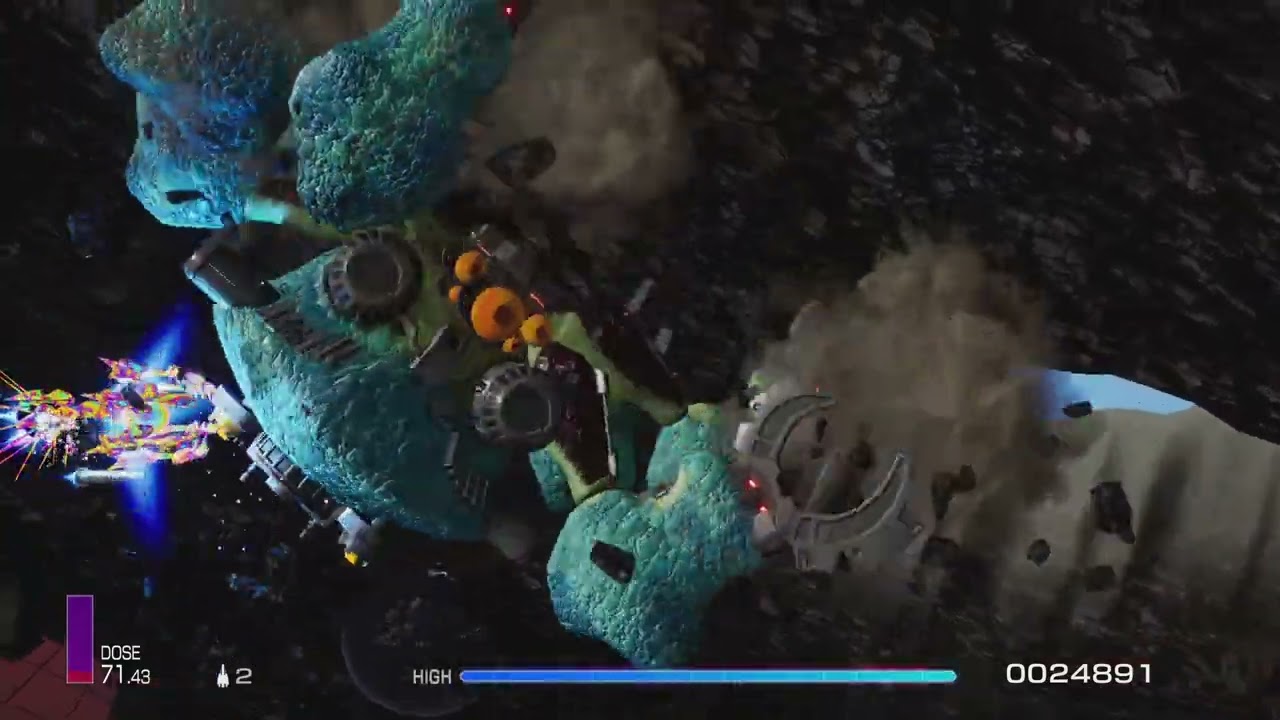 R-Type Final 3 Evolved : 5th backer-exclusive ship gameplay.