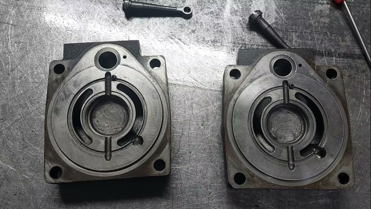 Ремонт гидронасоса Sauer JRR060. Поломка поршневых колец поршня управления.