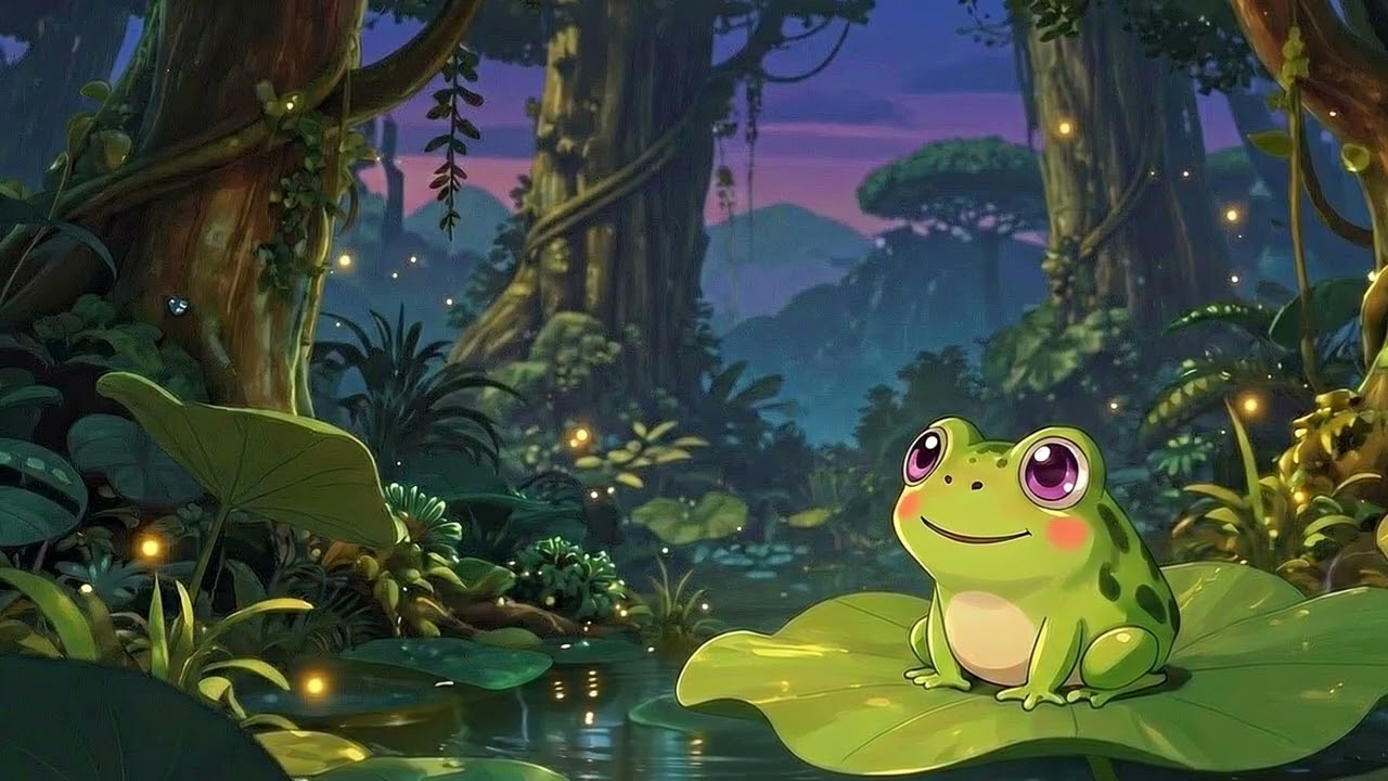 POV: You are a small frog resting in a magical canopy [Ambient Piano | Chill, Sleep, Study]