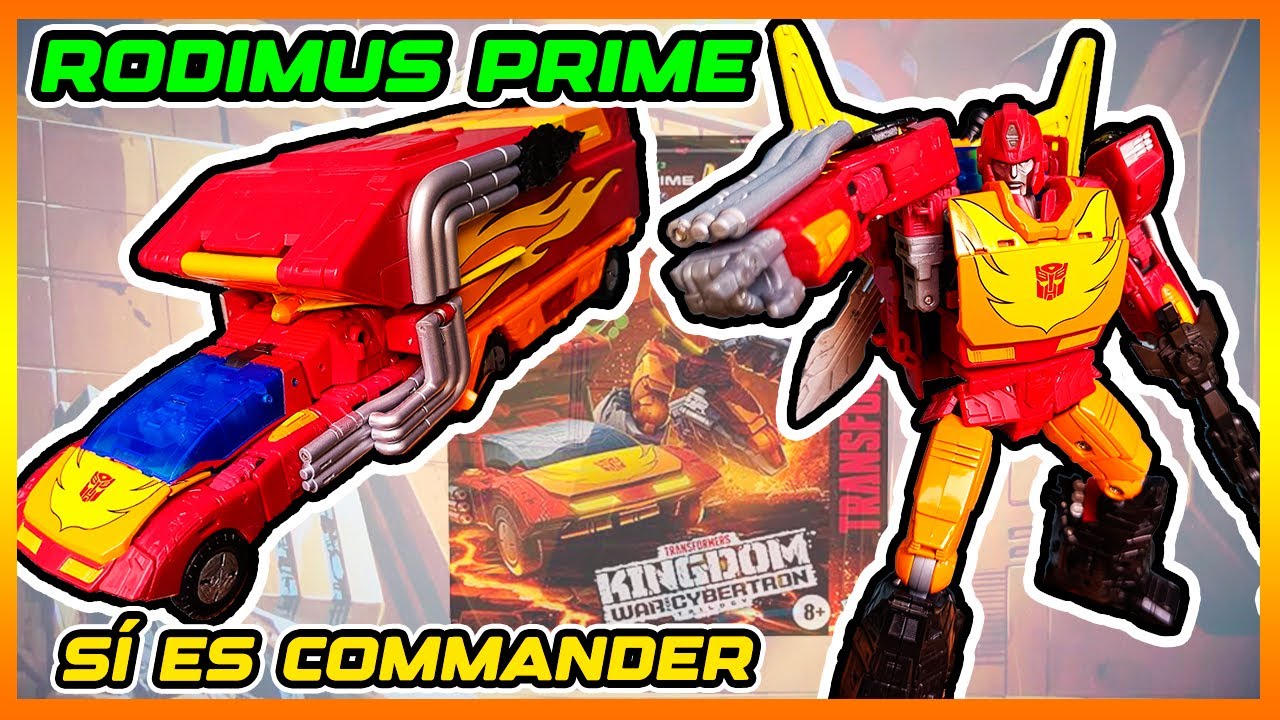 Commander Rodimus Prime de kingdom🔥Una figura infravalorada