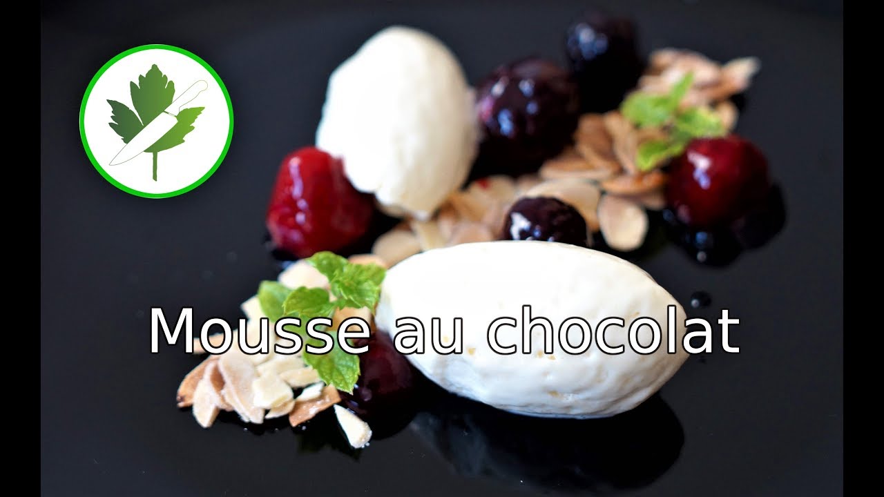 Weisses Schokomousse selber machen - Mousse au chocolat