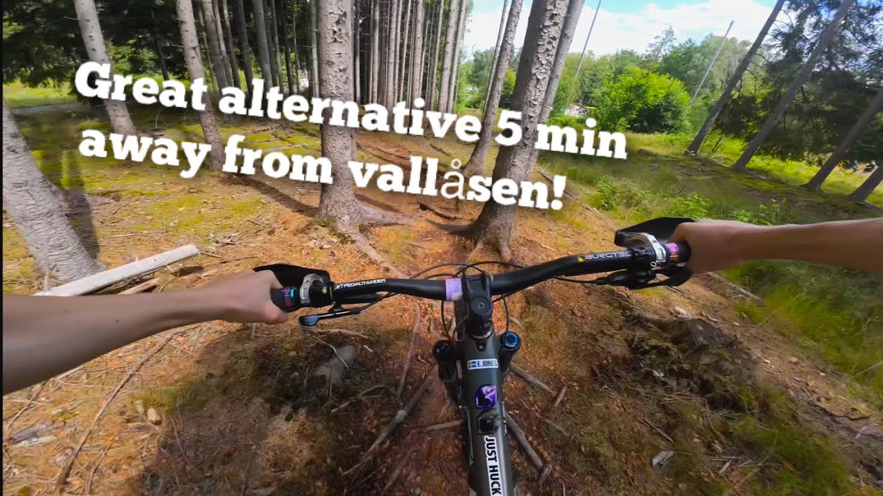 These enduro trails are just 5 min away from vallåsen (kungsbygget)