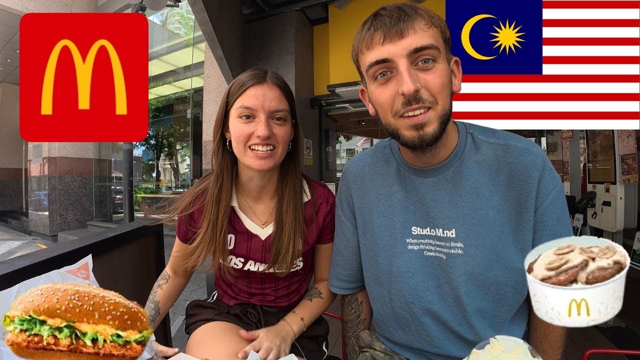 ВПЕРВЫЕ ПОПРОБОВАЛИ МАКДОНАЛЬДС В МАЛАЙЗИИ 🇲🇾 (Мы были в шоке!)