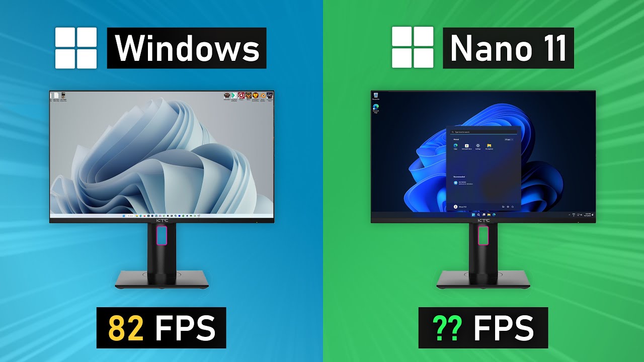 Windows 11 против Nano 11 — действительно ли раздутая Windows быстрее?