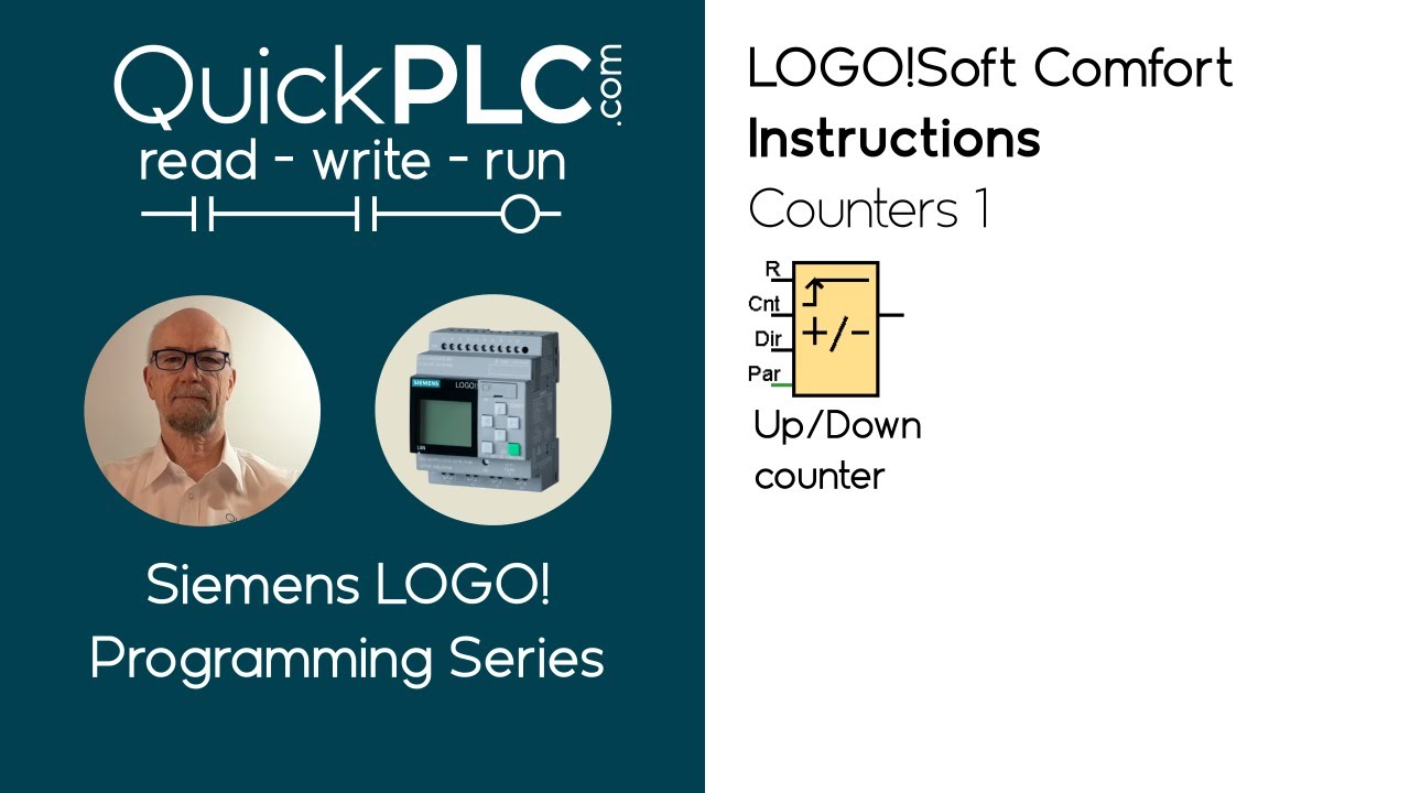 LOGO! Counters 1 - Up/Down counter | Siemens PLC programming