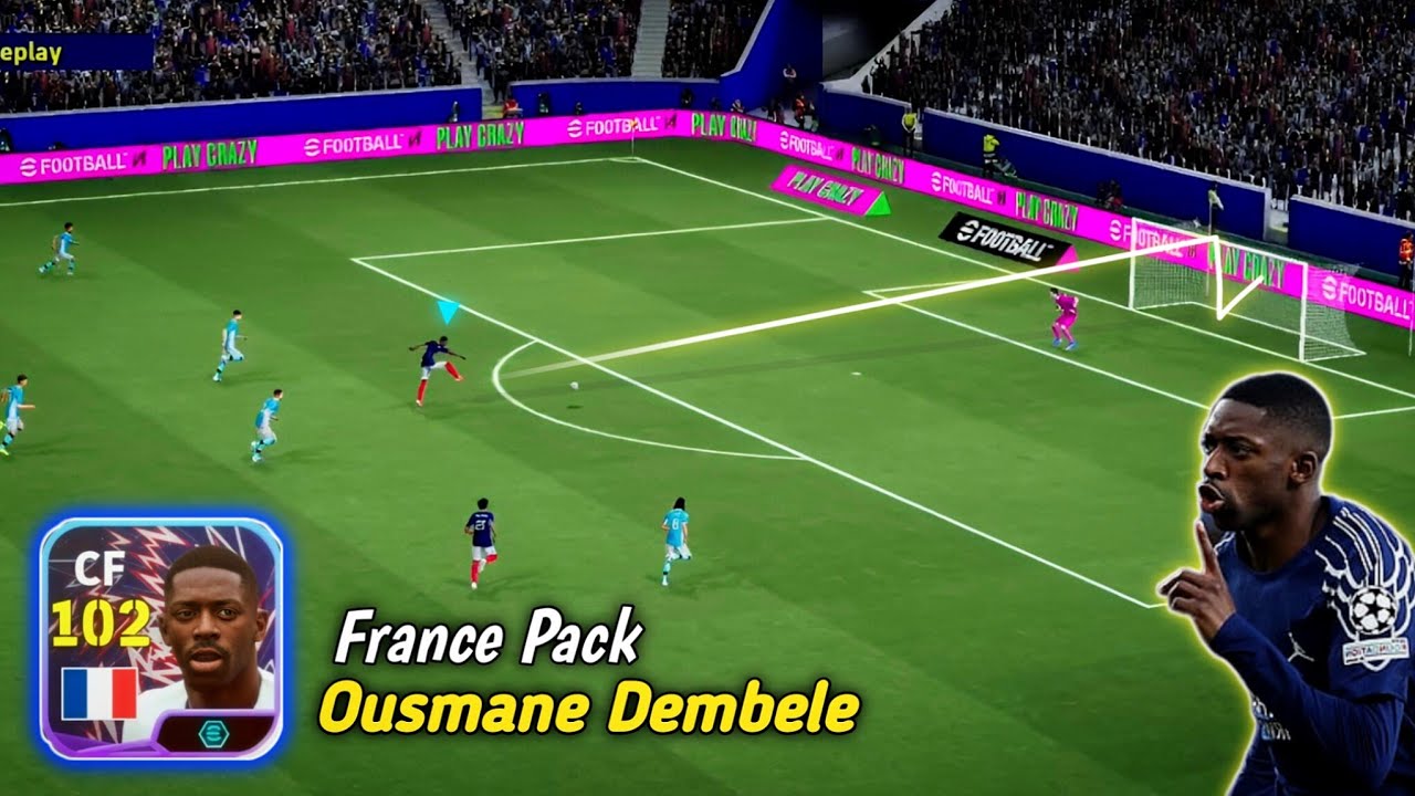 Новый набор France Pack 102 Booster Dembele. Удобен в использовании 🔥 | Efootball 2026 Mobile