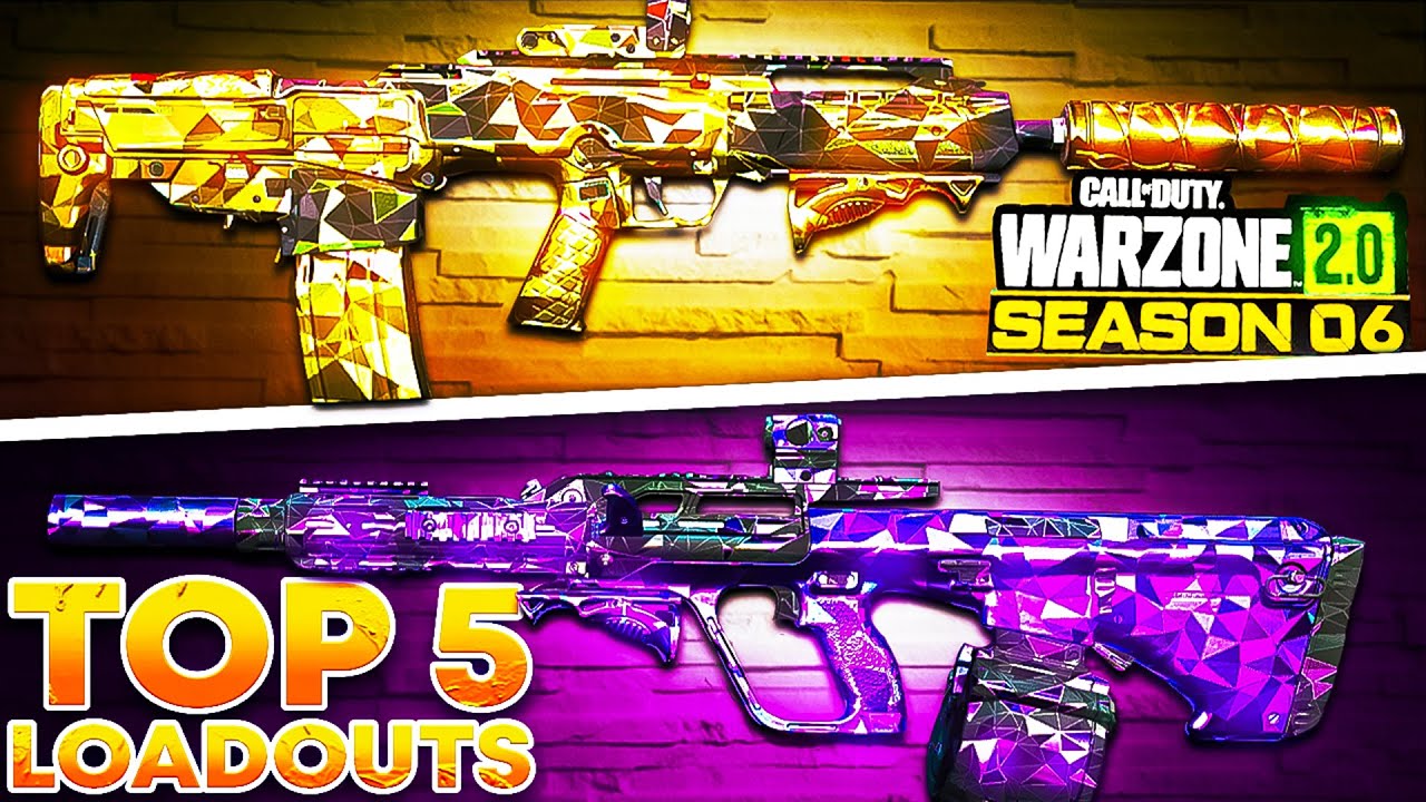 TOP 5 *META* ASSAULT RIFLE LOADOUTS in WARZONE 2 SEASON 6! 👑 (Warzone 2 Best Loadouts) - MW2