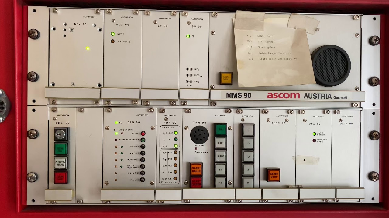 MMS90 Sirenenprobe Bezirk Melk