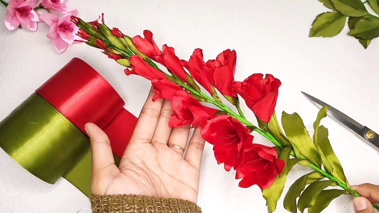 DIY | Satin Ribbon Flower Tutorial #satinribbonflowers