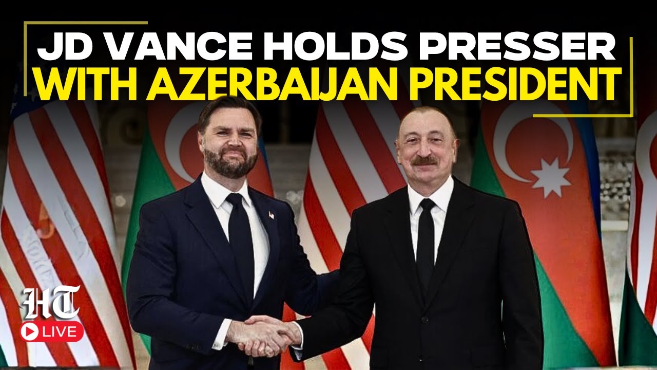 US Azerbaijan Summit LIVE | VP JD Vance Meets President Aliyev in Baku for Key Talks | World News