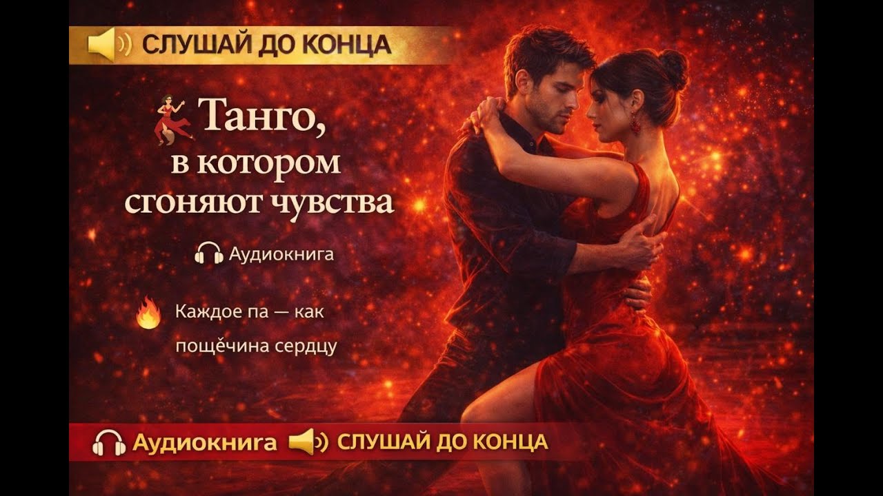💃Танго, в котором сгоняют чувства🎧 Аудиокнига | Эмоциональный Любовный роман о боли, страсти и танце