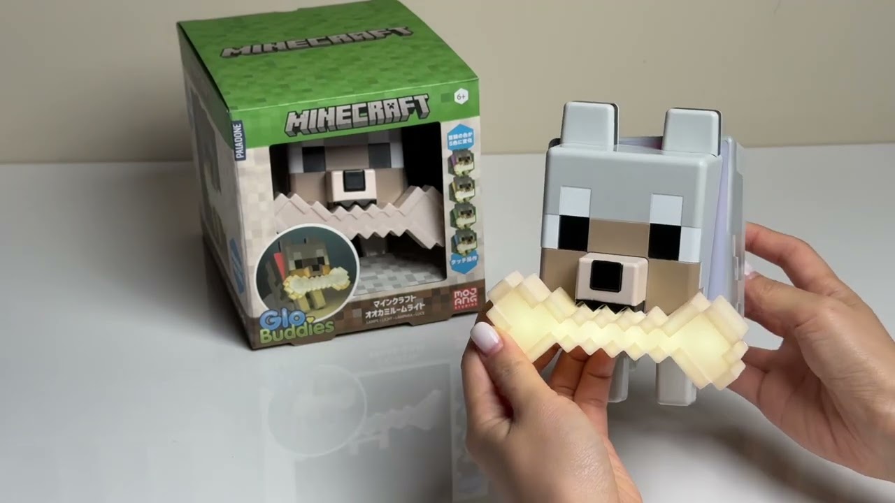 Лампа Minecraft Волк 15