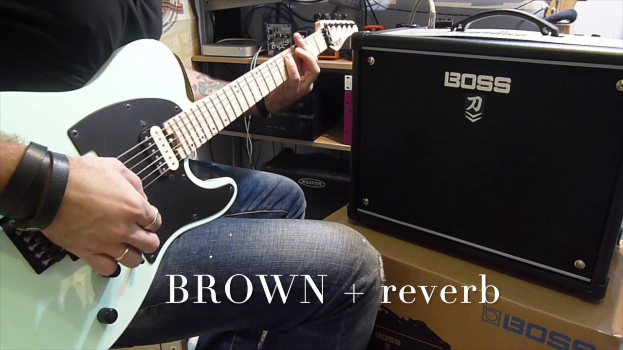 BOSS KATANA 50 MKII - small demo / on camera mic / telecaster - schecter - cort kx500ms