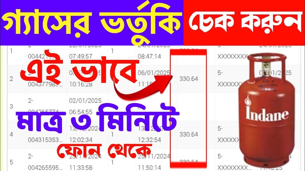 Gas subsidy Check Online | গ্যাসে ভর্তুকি কীভাবে দেখবো | How to check gas subsidy online