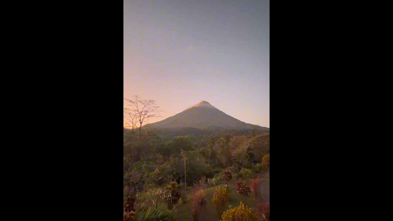Pre-Dawn at Arenal Volcano | Jungle Sounds & Sunrise (Slow Travel)