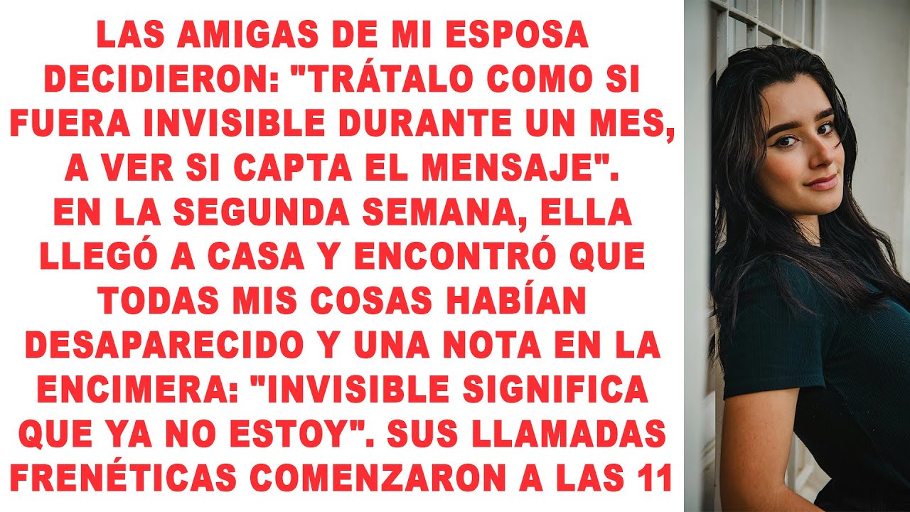 Sus amigas dijeron: «Ignóralo durante un mes». Dos semanas después, les mostré cómo se siente el...