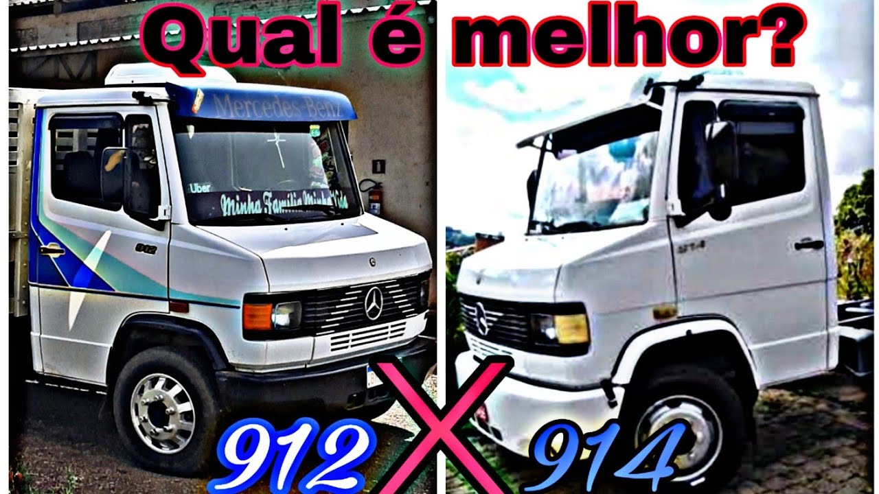 Comparativo caminhão MB 914 e MB 912 bicudinha!??