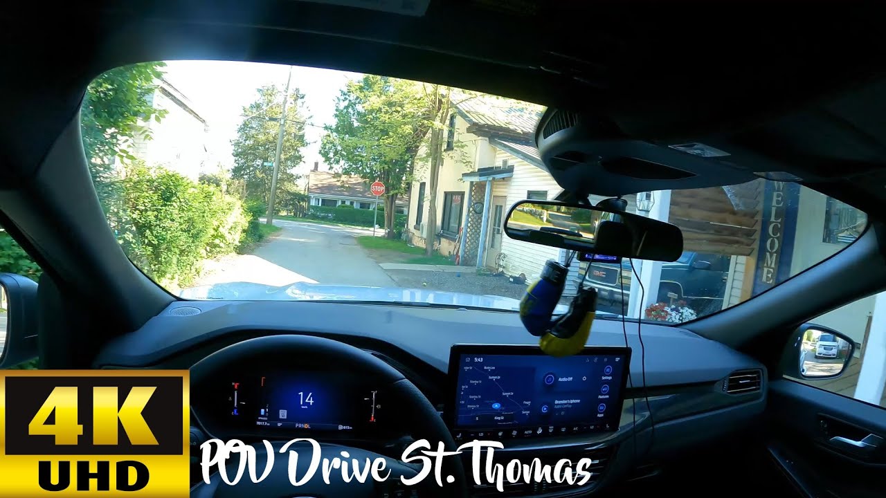 4K UHD | POV Drive | St. Thomas Ontario Canada