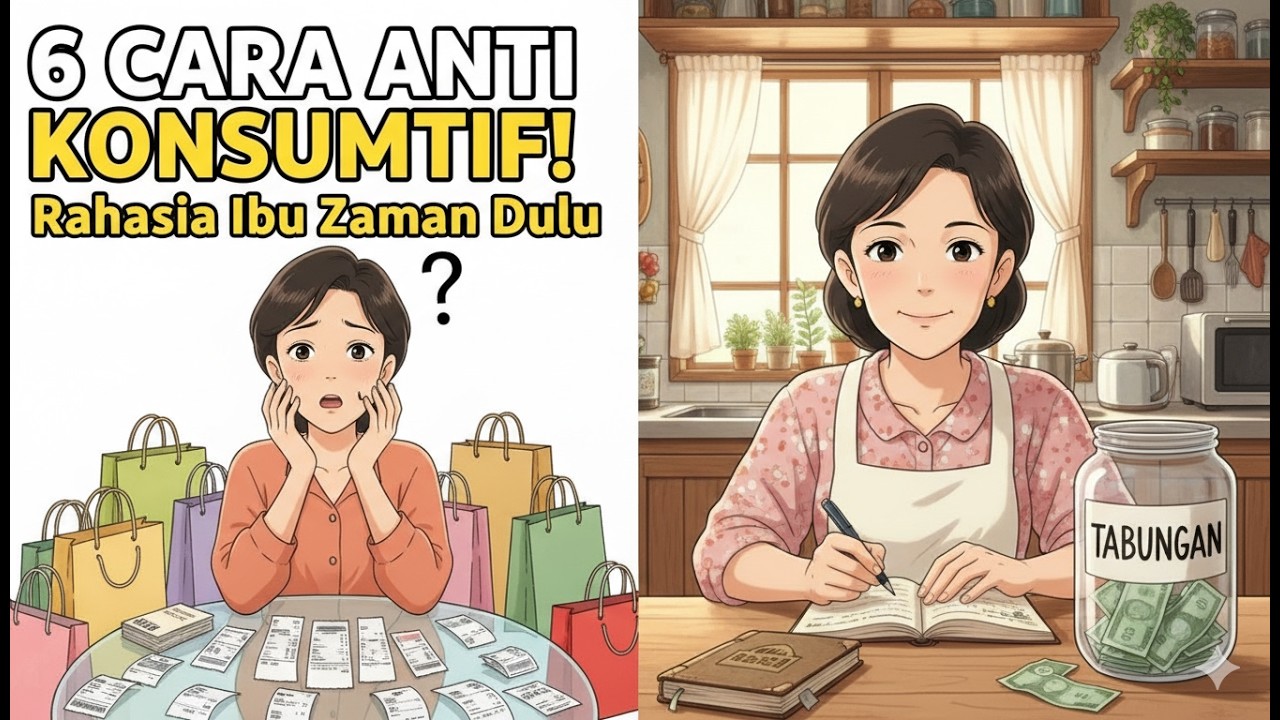 6 Cara Menghindari Hidup Konsumtif dengan Prinsip Ibu Zaman Dulu., Bikin Keuangan Rumah Selalu Cukup