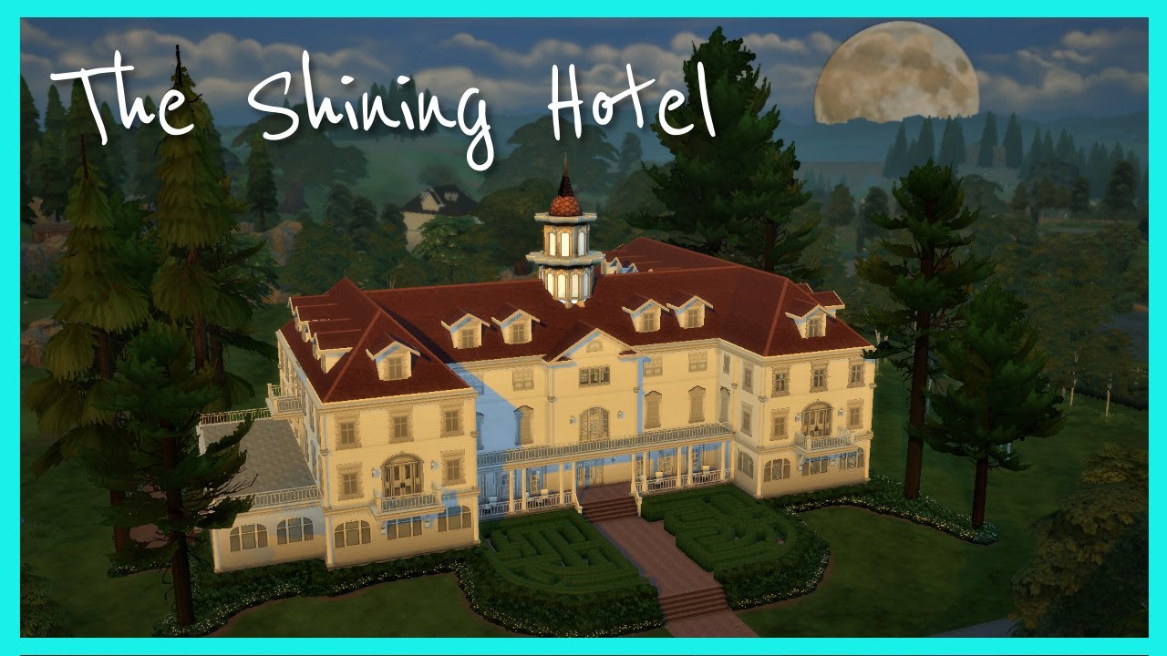 The REAL Hotel from The Shining | HellHouse Halloween Collab | Sims 4 Speed Build