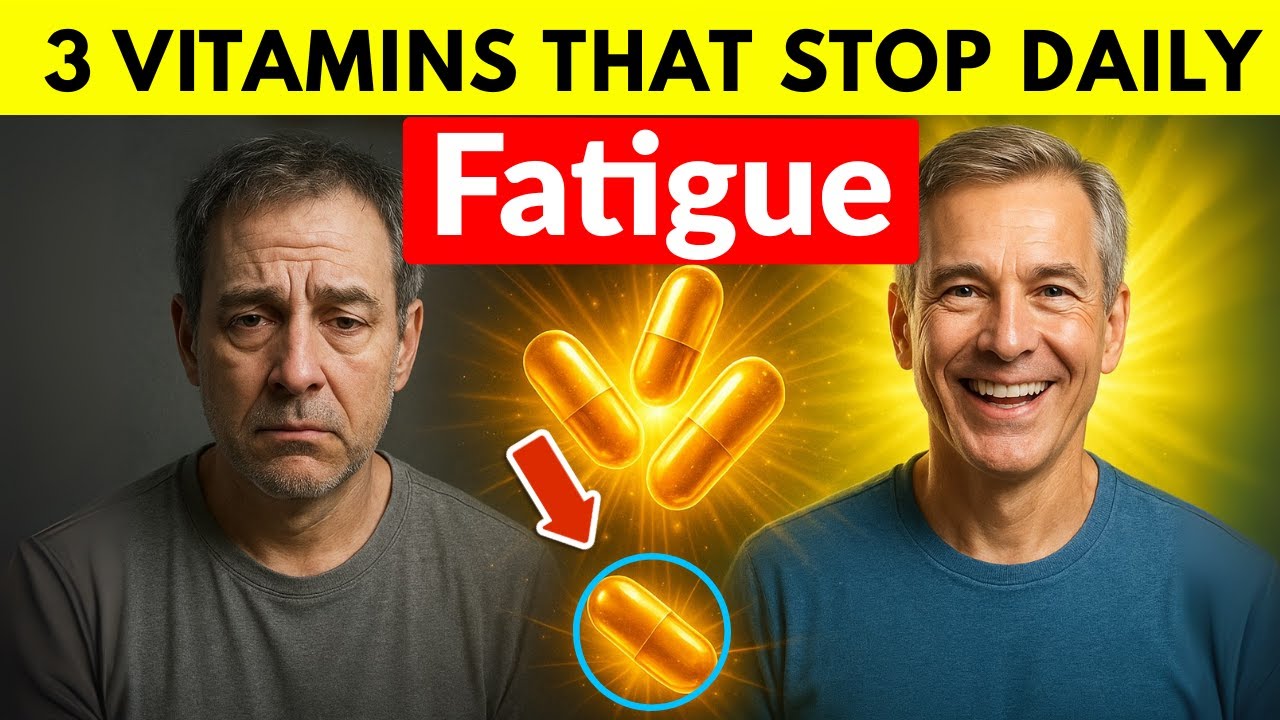 Over 50? 3 Natural Vitamins to Boost Your Energy! – Senior Health Tips