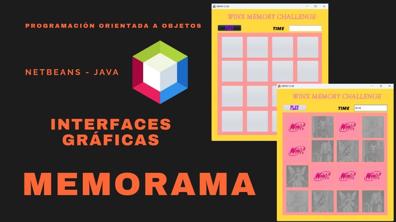 MEMORAMA | INTERFACES GRÁFICAS | POO | JAVA NETBEANS 🧠