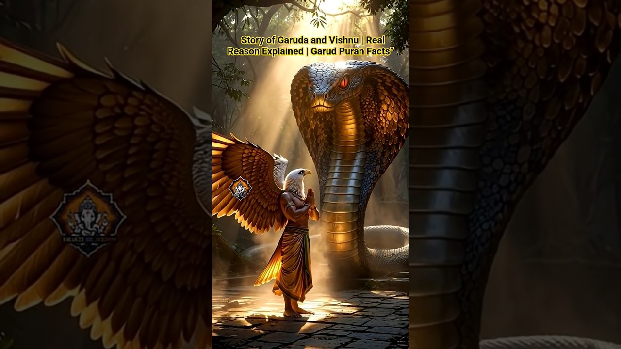 गरुड़ कैसे बने भगवान विष्णु के वाहन? | Story of Garuda and Vishnu | #shorts #Visnhu