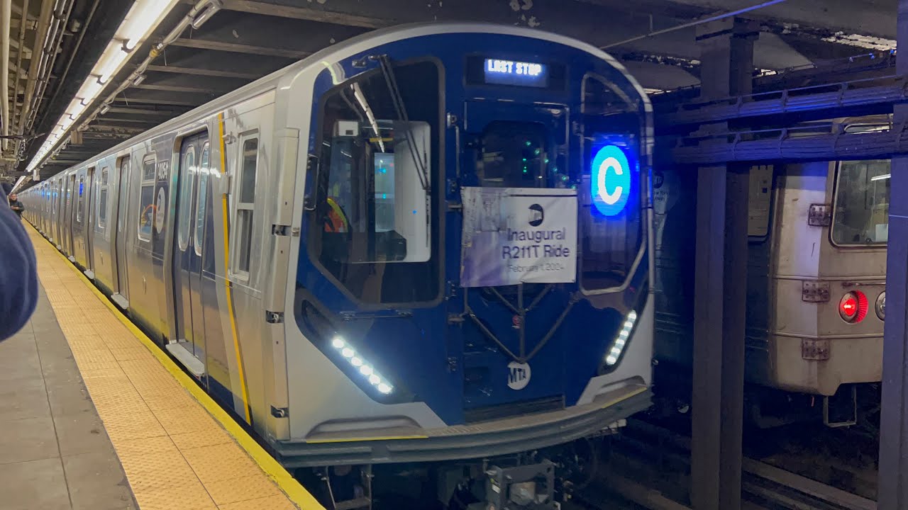 Inaugural Run of R211T Walk-Through Subway Cars