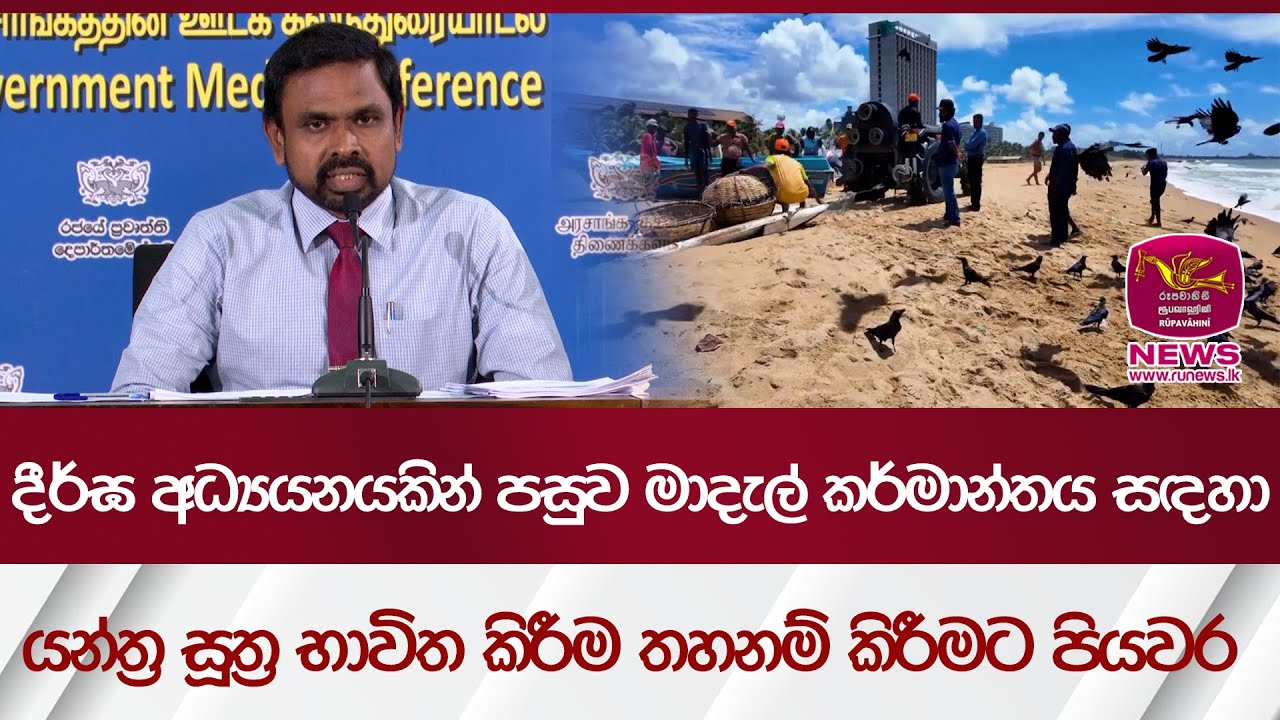 දීර්ඝ අධ්‍යයනයකින් පසුව මාදැල් කර්මාන්තය සඳහා යන්ත්‍ර සූත්‍ර භාවිත කිරීම තහනම් කිරීමට පියවර