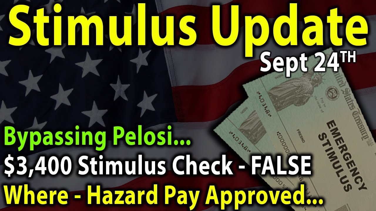 2nd Stimulus Check Update & Stimulus Package News - Sept 24