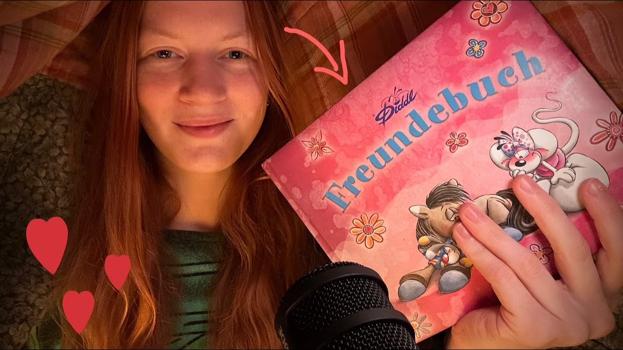 German ASMR 🌙 nostalgisches Vorlesen unter der Decke