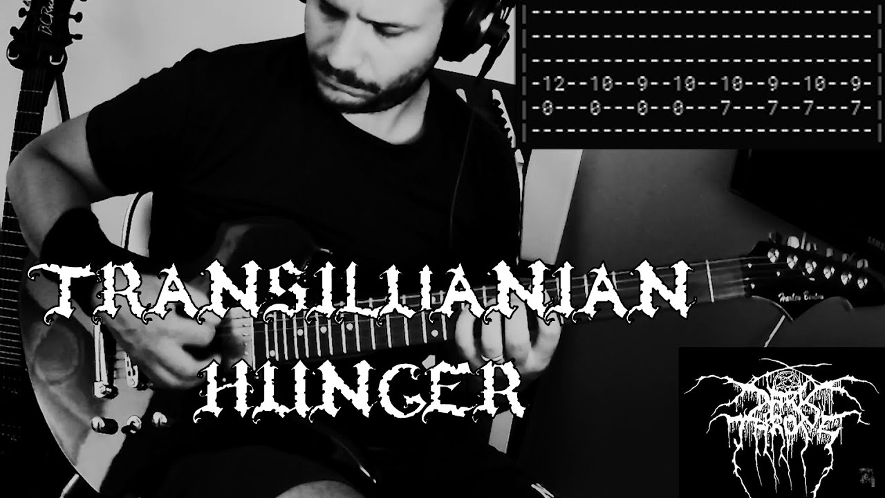 Darkthrone - Transilvanian Hunger - |Guitar cover| |Tab|